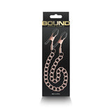 Bound Nipple Clamps DC2 Rose Gold - Royal Sins