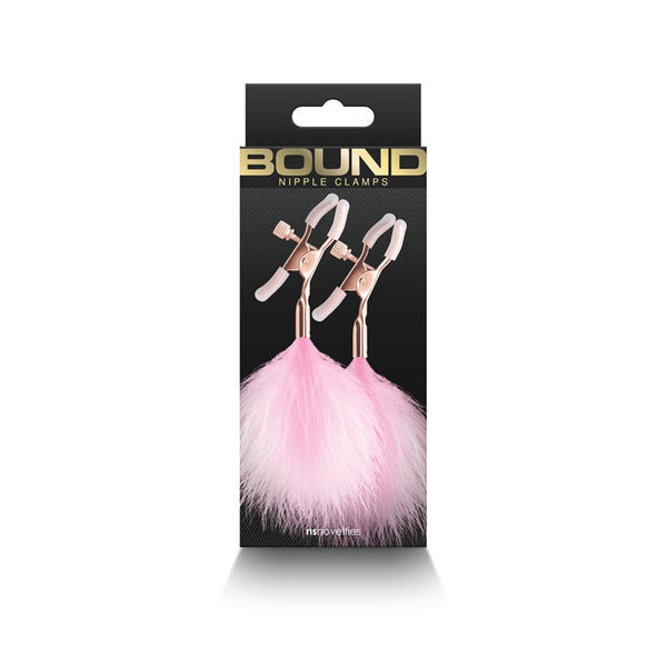 Bound Nipple Clamps F1 Pink - Royal Sins