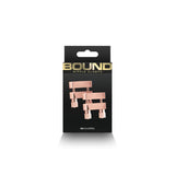 Bound Nipple Clamps V1 Rose Gold - Royal Sins