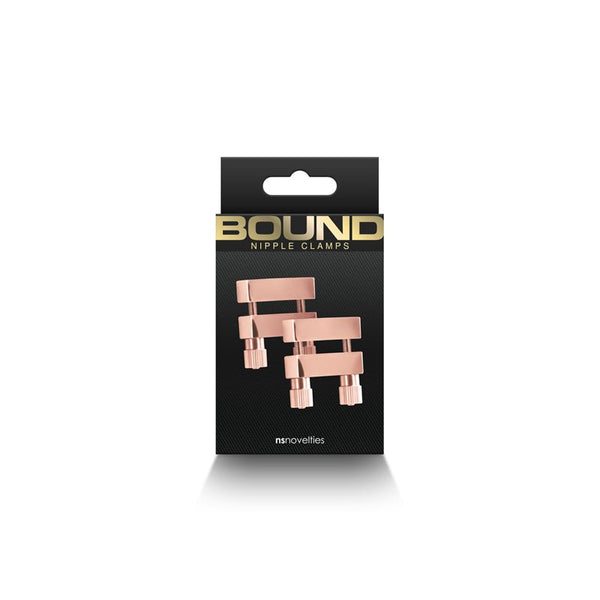 Bound Nipple Clamps V1 Rose Gold - Royal Sins