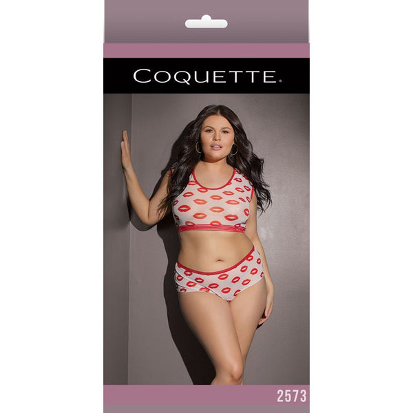 Bra Set White/Red XL Packaging Box - Royal Sins