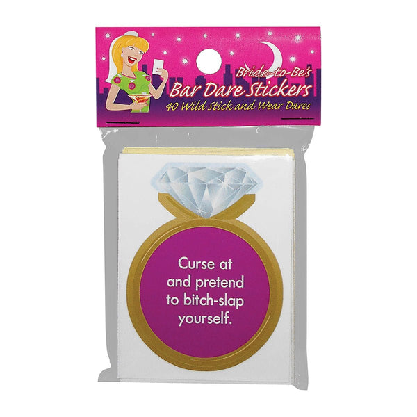 Bride - to - Be's Bar Dare Stickers - Royal Sins