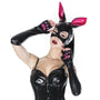 Bunny Mask & Gloves Black OS Hanging - Royal Sins