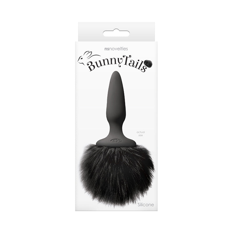 Bunny Tails Plug Mini Black Fur - Royal Sins