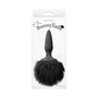 Bunny Tails Plug Mini Black Fur - Royal Sins