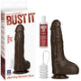 Bust It Squirting Realistic Cock Black w/1oz Nut Butter - Royal Sins