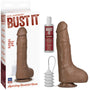 Bust It Squirting Realistic Cock Brown w/1oz Nut Butter - Royal Sins