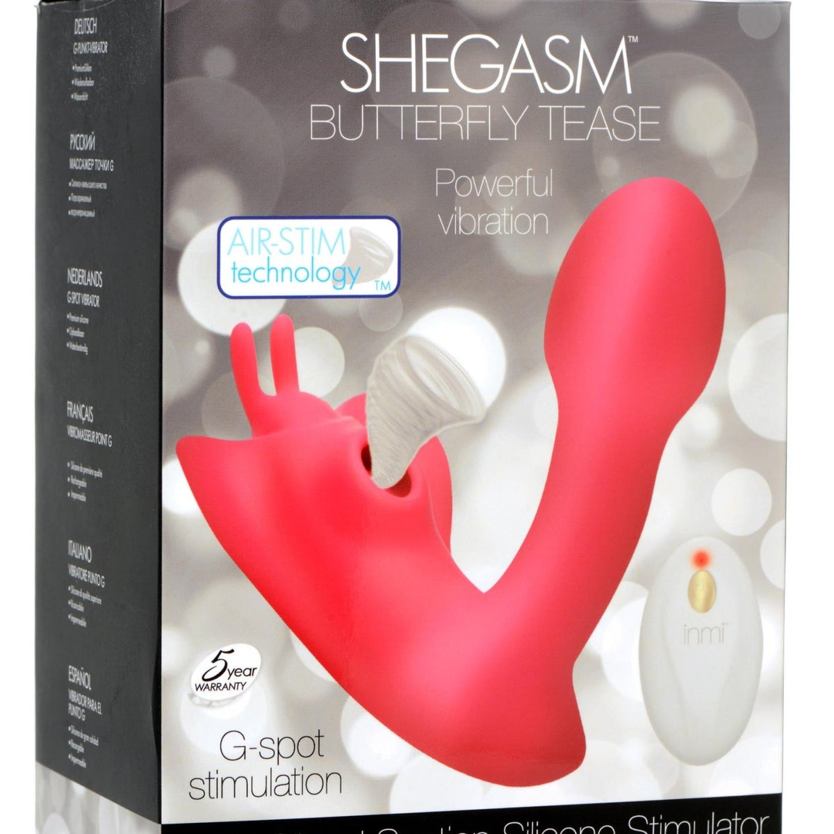 Butterfly Tease 10X Clitoral Suction Silicone Stimulator - Royal Sins