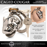 Caged Cougar Locking Chastity Cage - Royal Sins