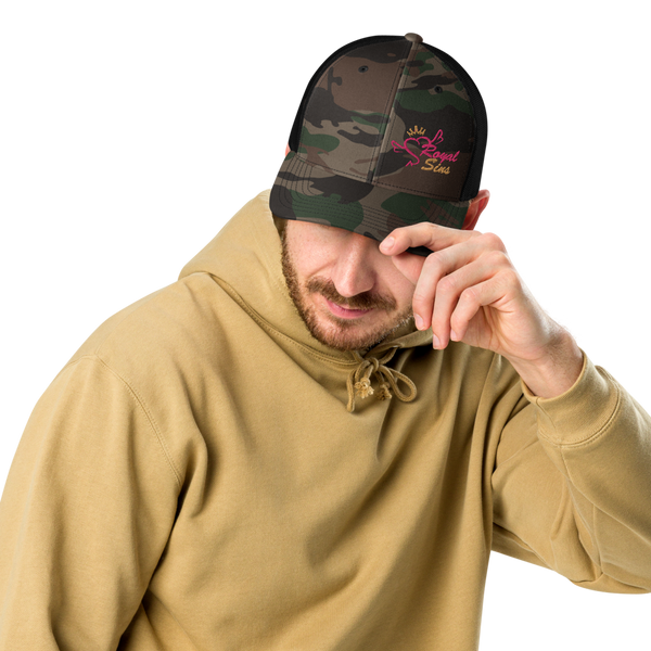 Royal Sins Camouflage Trucker Hat