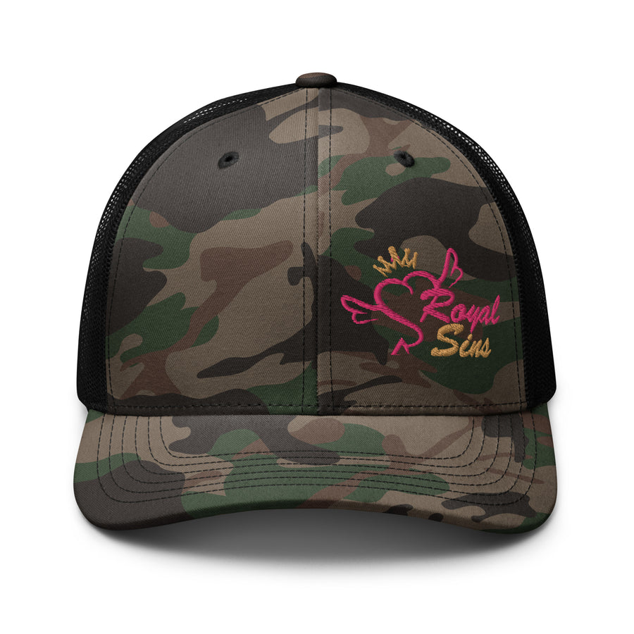 Royal Sins Camouflage Trucker Hat