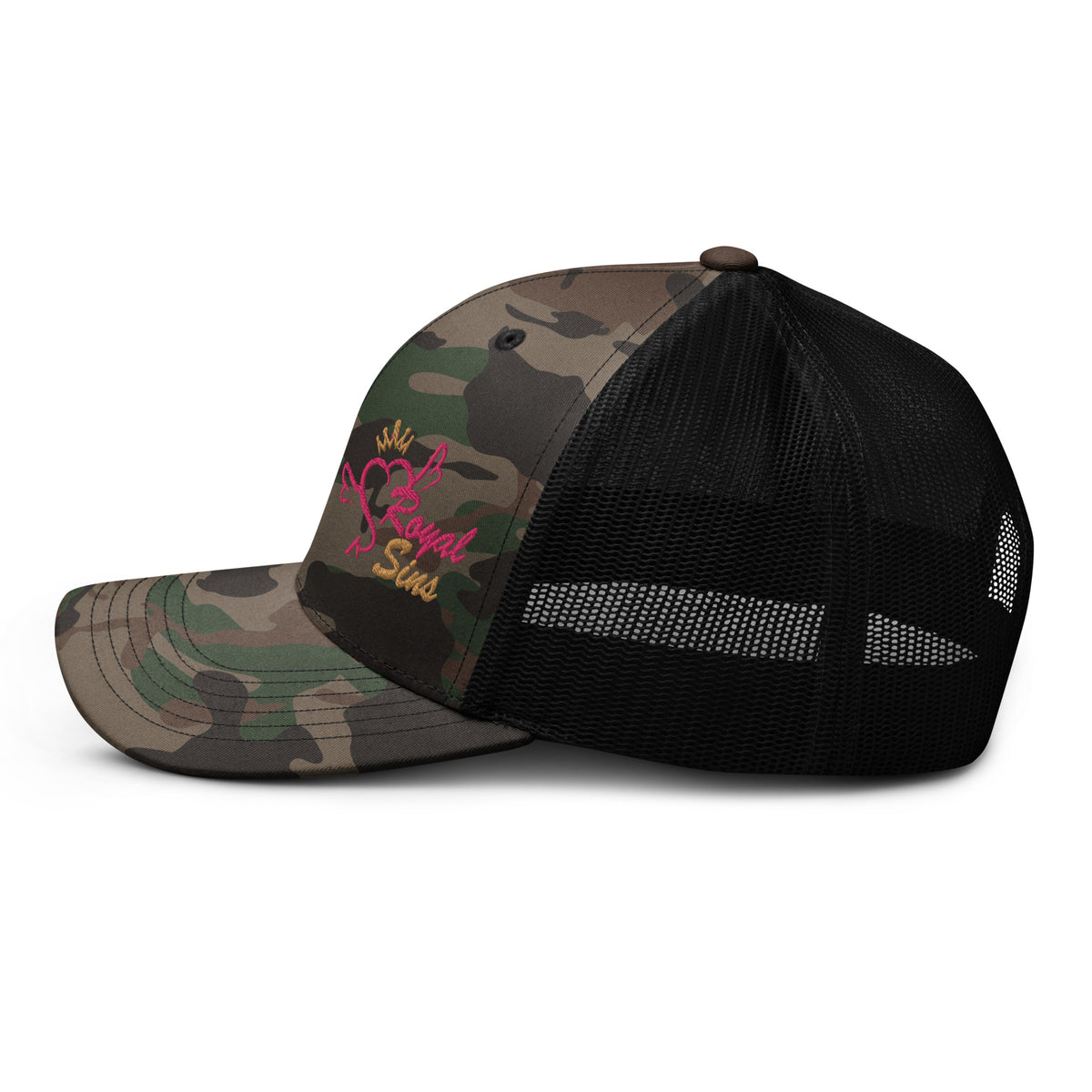 Royal Sins Camouflage Trucker Hat