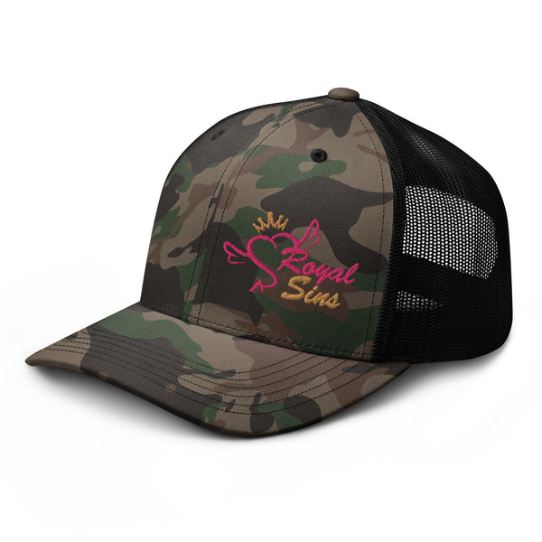 Royal Sins Camouflage Trucker Hat