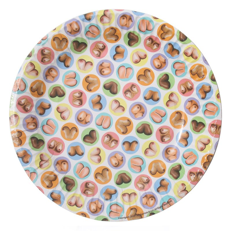 Candyprints Dirty Dishes: Boob Plates - Royal Sins