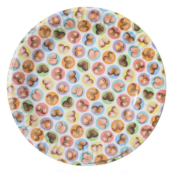 Candyprints Dirty Dishes: Boob Plates - Royal Sins