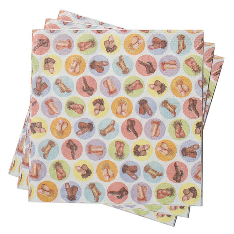 Candyprints Dirty Napkins: Penis Napkins - Royal Sins