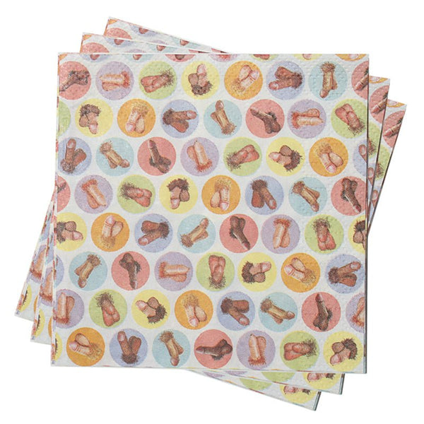 Candyprints Dirty Napkins: Penis Napkins - Royal Sins