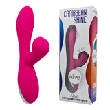 Caribbean Shine Pulsing Dual Stimulator - Pink - Royal Sins