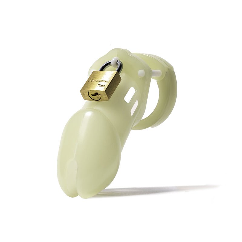 CB - 6000 Glow - in - the - Dark Chastity Cage Kit - Royal Sins