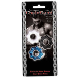 Chain Gang Cockrings 3pk (Clr,Blue,Blk) - Royal Sins