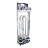 Chakra Illuminating Glass Dildo - Royal Sins