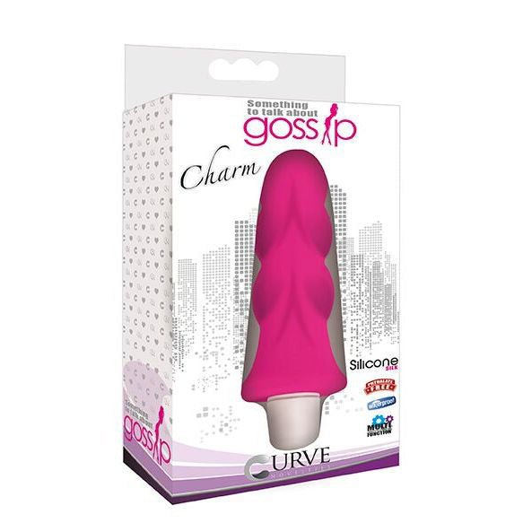 Charm 7 Function Petite Silicone Vibe - Pink - Royal Sins