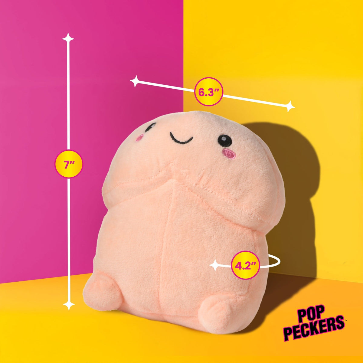 Chibi Happy Peckers Pillow - Small - Royal Sins