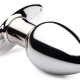 Chrome Blast 7X Rechargeable Butt Plug with Remote Control - Large - Royal Sins