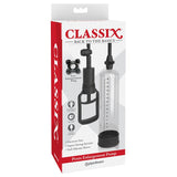 Classix Penis Enlargement Pump Clear/Black - Royal Sins