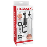 Classix Pleasure Pump With Interchangeable Sleeves Clear/Beige/Black - Royal Sins
