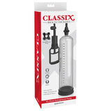 Classix XL Penis Enlargement Pump Clear/Black - Royal Sins