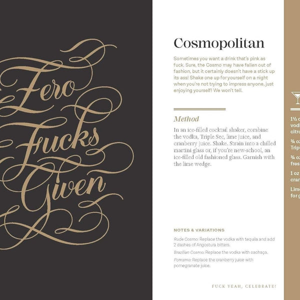 Classy as Fuck Cocktails - Royal Sins