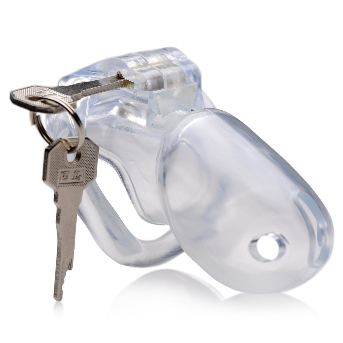 Clear Captor Chastity Cage - Large - Royal Sins