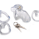 Clear Captor Chastity Cage - Medium - Royal Sins