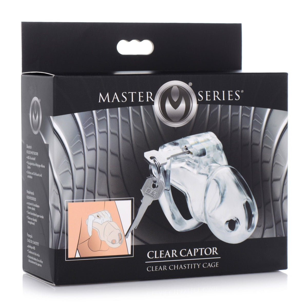 Clear Captor Chastity Cage - Small - Royal Sins