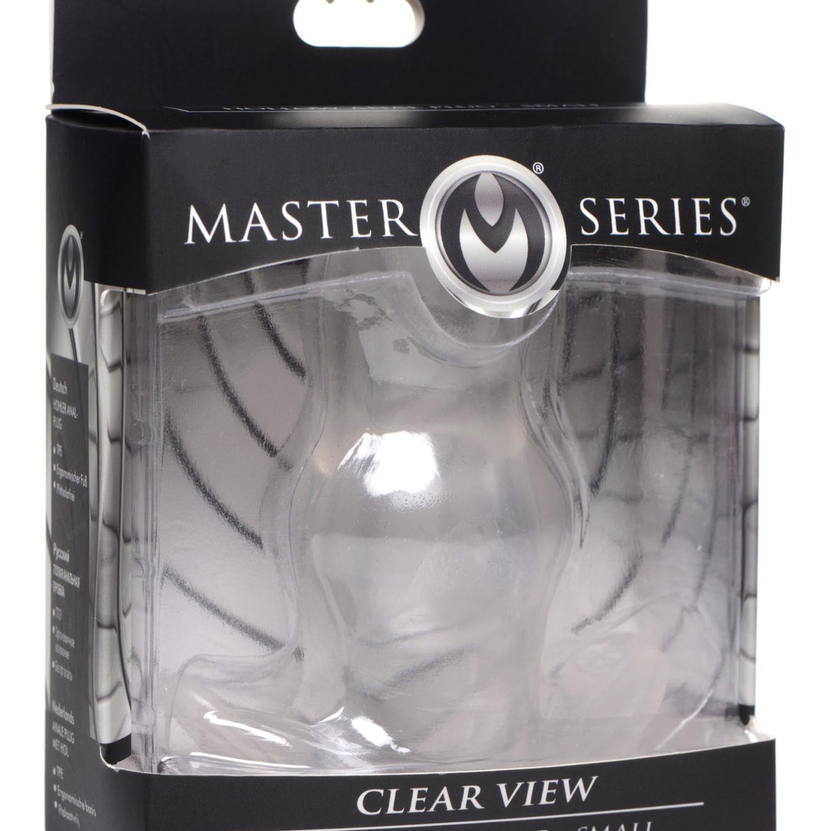 Clear View Hollow Anal Plug - Small - Royal Sins