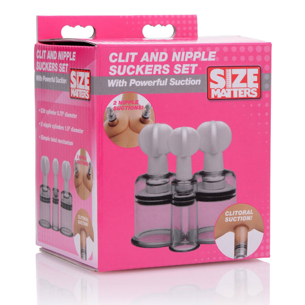 Clit and Nipple Suckers Set - Royal Sins