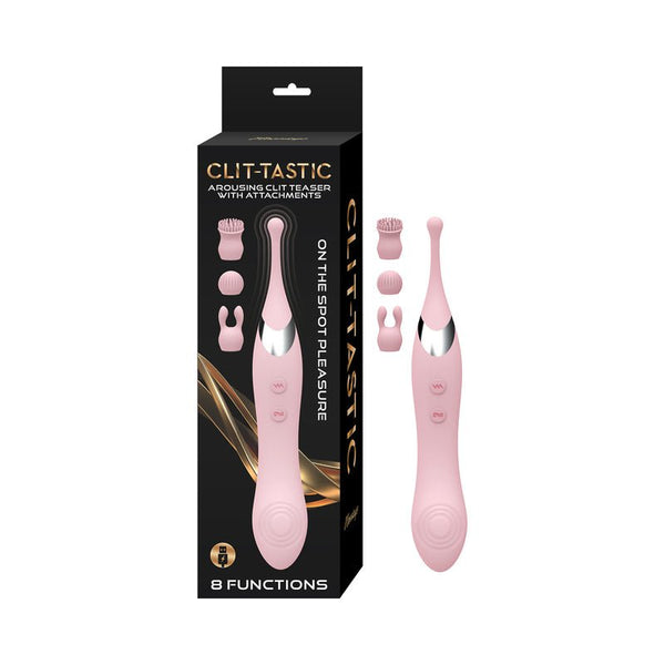 Clit - Tastic Arousing Clit Teaser with Attachments Pink - Royal Sins