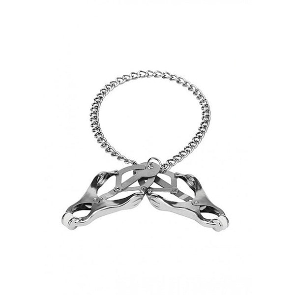 Clover Nipple Clamp With Chain - Royal Sins