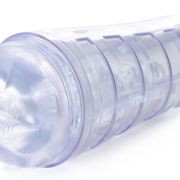 Mistress Courtney Diamond Deluxe Mouth Stroker - Clear