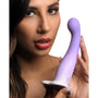 Slim G-Spot Silicone Purple and White Dildo