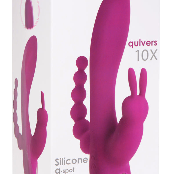 Quivers 10X Silicone G-spot Rabbit Vibrator