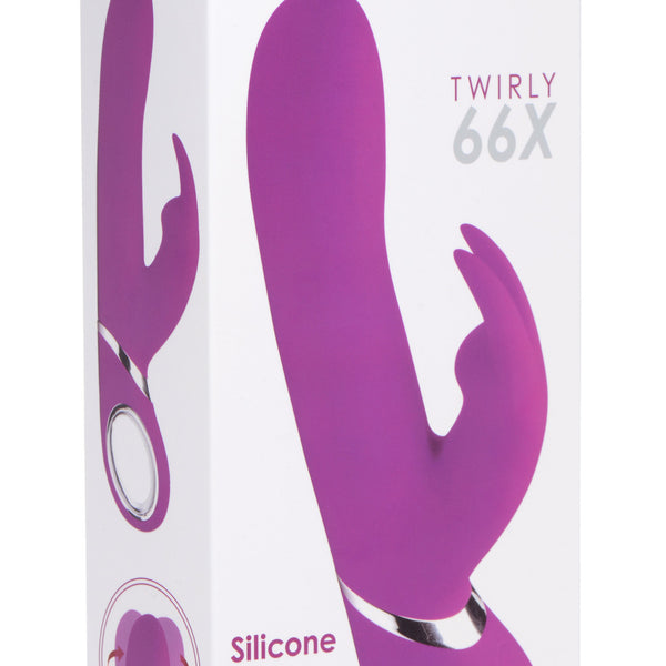 Twirly 66X Spinning Silicone Rabbit Vibrator