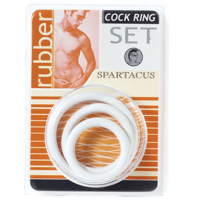 Cock Ring Set Soft Clamshell (3 Rings) - Royal Sins