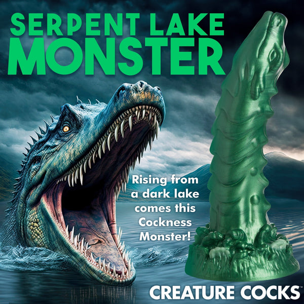 Cockness Monster Lake Creature Silicone Dildo - Royal Sins