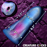Cocktopus Deluxe Glow - in - the - Dark Vibrating Silicone Dildo - Royal Sins