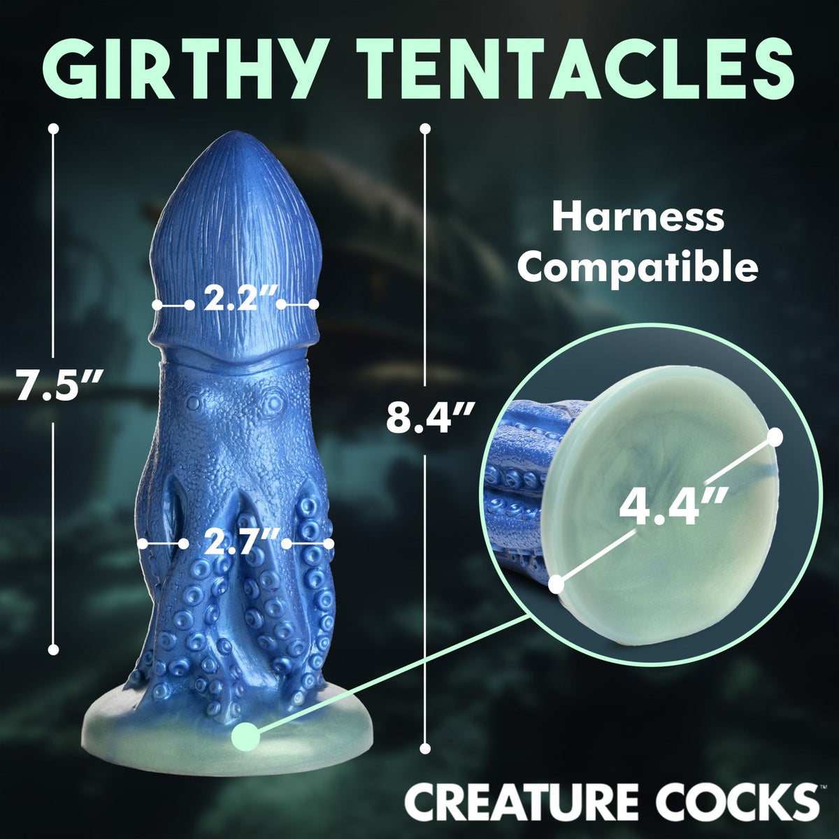 Cocktopus Octopus Silicone Dildo - Royal Sins