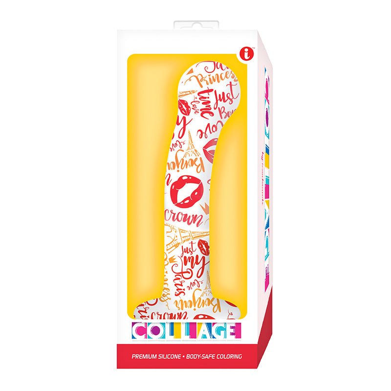 Collage I Remember Paris G - Spot Silicone 7in Dildo - Royal Sins