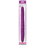 Colours Double Pleasure 12 in. Dual Ended Dildo Purple - Royal Sins