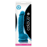 Colours Dual Density 5 in. Dildo Blue - Royal Sins